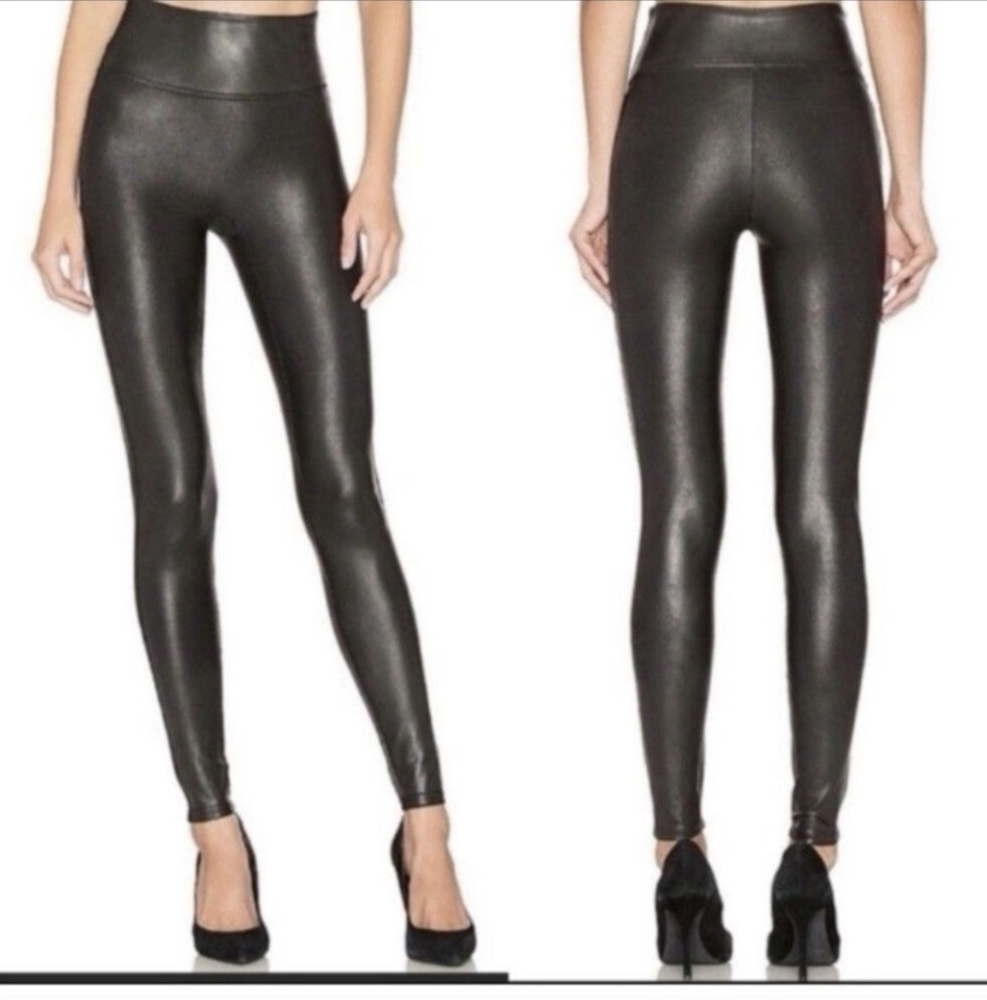 Spanx High Rise Faux Leather Soft Leggings